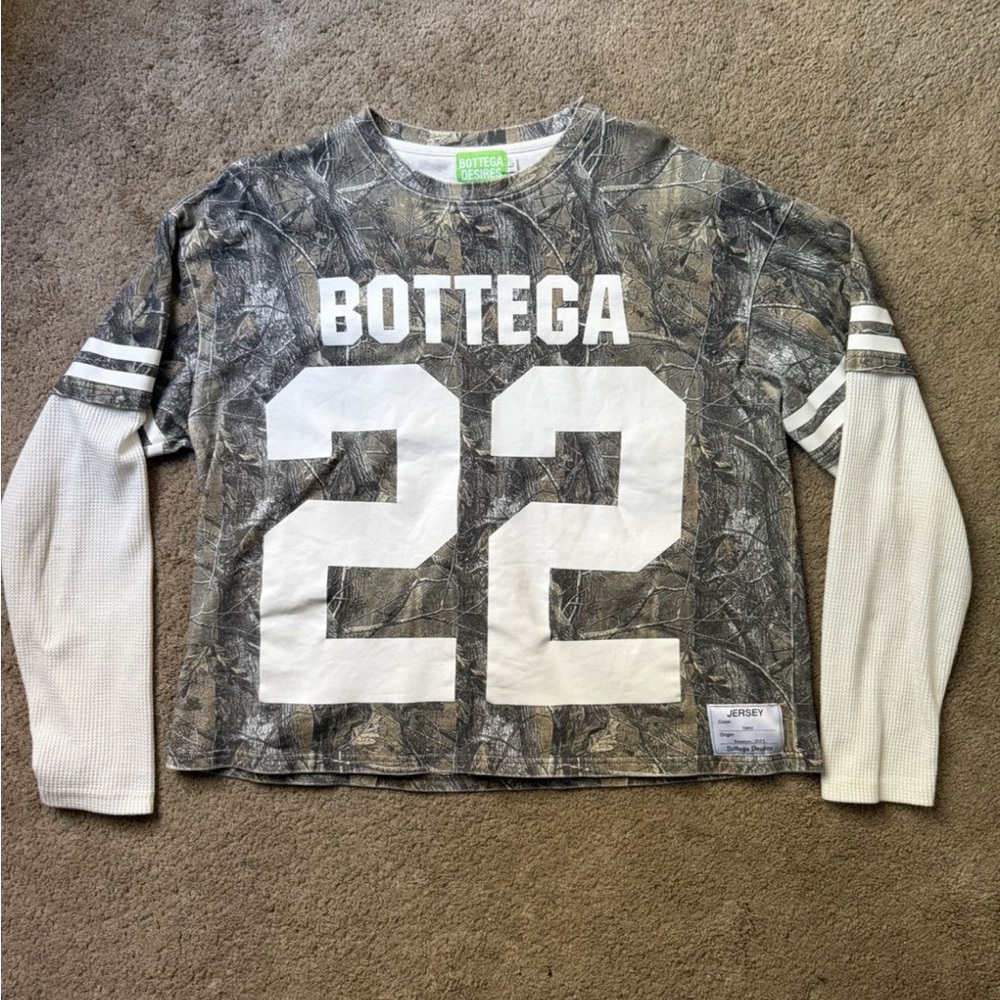 Bottega Deisres Camouflage Long Sleeve Shirt
